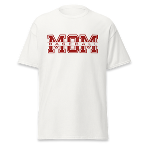 Baseball Mom Classic White Tee