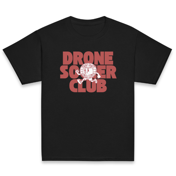 Drone Soccer Club Youth Classic Black tee