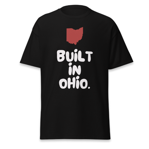 Built in Ohio Unisex classic Black tee