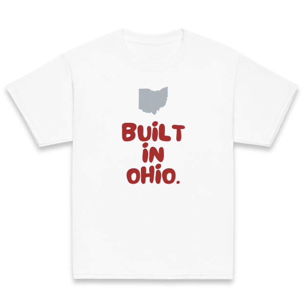 Built in Ohio - Youth Classic White tee